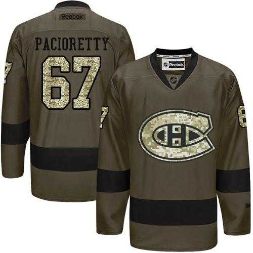 Glued Montreal Canadiens #67 Max Pacioretty Green Salute to Service NHL Jersey,We sell and wholesale Glued Montreal Canadiens #67 Max Pacioretty Green Salute to Service NHL Jersey on line form chian!